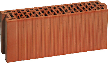 Керамический блок POROTHERM-8  4.5NF красный 80x500x219 ВИНЕРБЕРГЕР  рифленый М-100